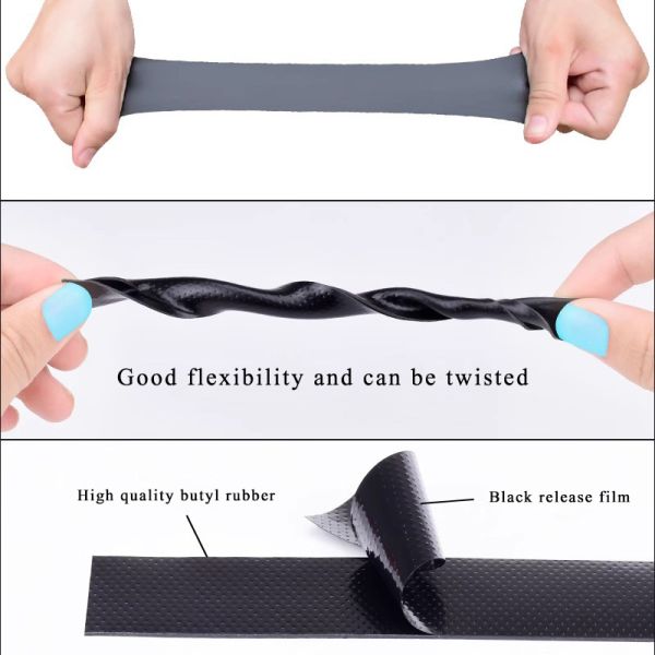 Waterproof Sealing Strong Adhesion Butyl Rubber Tape Double-sided Self-adhesive Butyl Tape High Pressure Insulation Tape