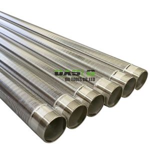 316L Stainless Steel Well Screen Offering Precise Slot Size and Custom Dimensions Suitable for Food Beverage and Mining Industries
