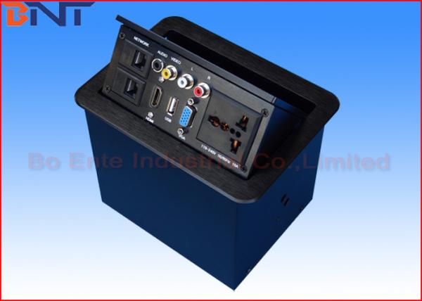 HDMI Universal Standard  Pop Up Power Socket Aluminum Alloy 150*120*135mm