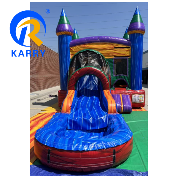 EN71/CE Certified Moonwalk Adult Inflatable Bounce House Combo for Outdoor Activities