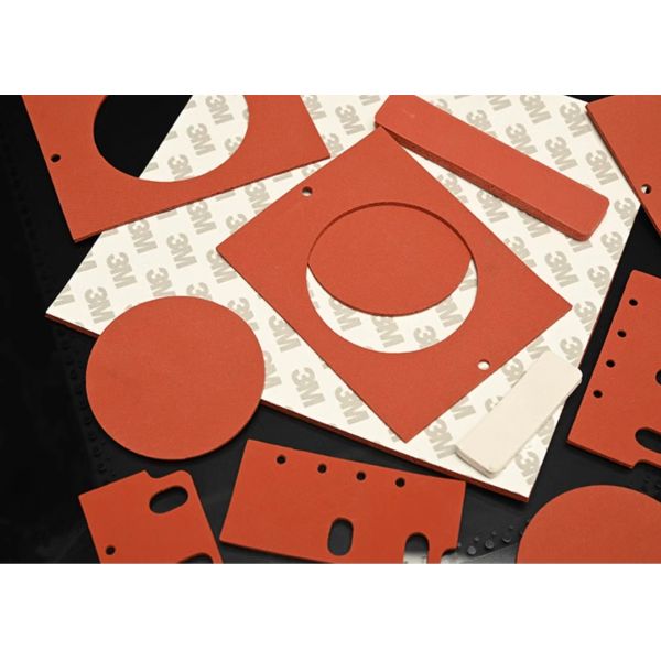 Closed Cell Silicone Rubber Washers with 10-40 Shore A Hardness and 0.5-1.0g/cm³ Density for Sealing Applications