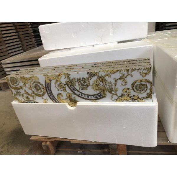300x600mm Golden Yellow Crystal Polished Tile for Interior & Exterior