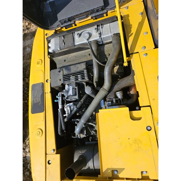 Оранжевый использованный экскаватор PC130 оригинальный использованный строительный экскаватор