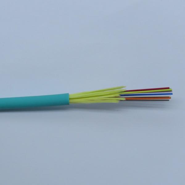 Indoor Tactical Fiber Optical Cable Military Grade G657A1 12 Core Nonmetal GJFJV
