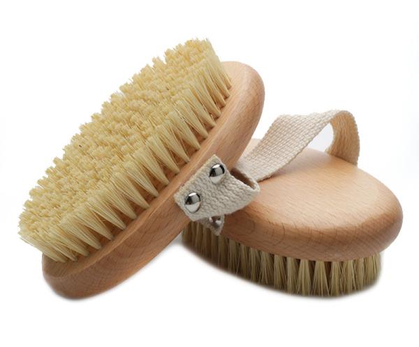 Vegano Sisal Corpo escova seca Cisne Canela de banho Esfoliação da pele