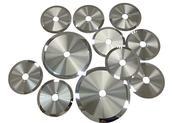 0.6-4.5mm Thickness Tungsten Carbide Slitter Blades For Cutting Metal Materials