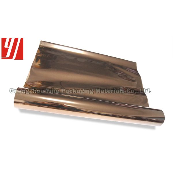 Rotary Stamping PET 3 Inch Core Copper Foil Roll