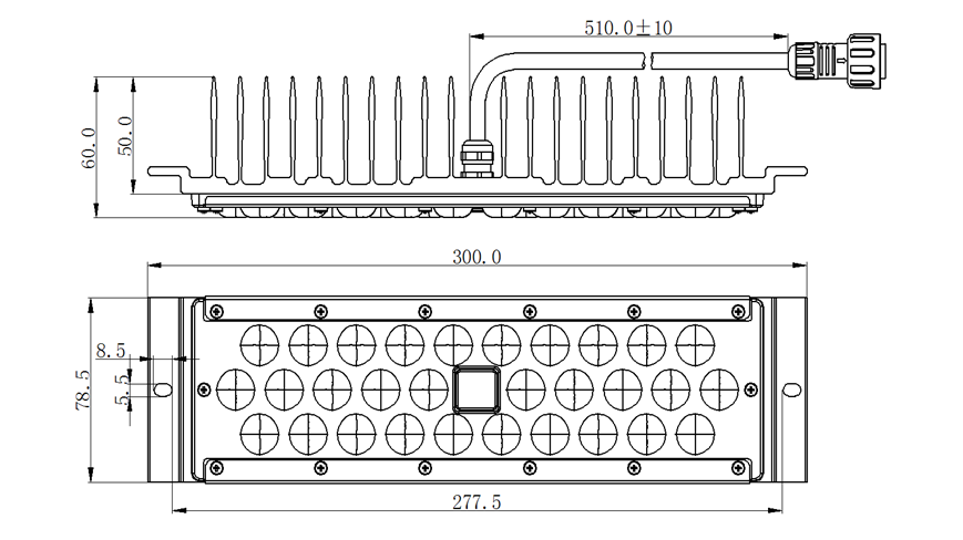 Высокий модуль СИД люмена 160LM 170LM SMD5050 50W для на открытом воздухе освещения