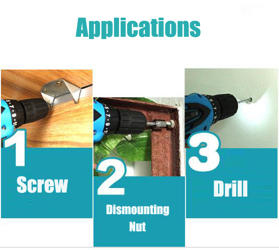 DCD180 21V Cordless Drill 21v Double Speed Power Force Li-ion Battery Rated Torque 32 NM