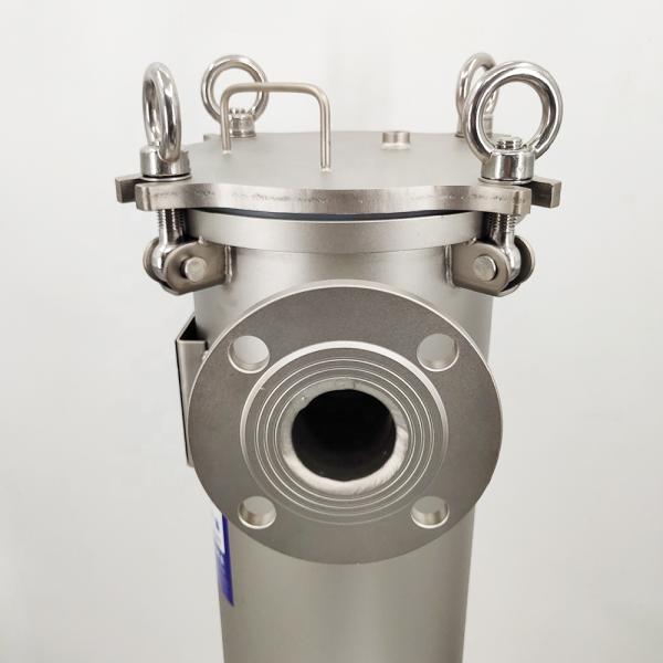 Food Grade Tequila Brandy Wine Beer Vodka Filtration System Single / Multi Bag Filter Housing With 10 Bar Pressure Capacity