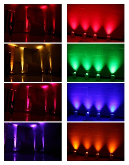 Wireless Battery Powered 4-in-1 LED Light for Wedding