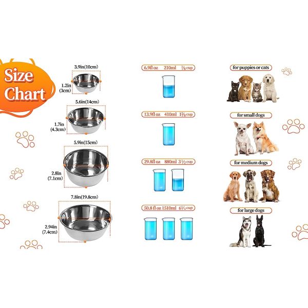 Dog Travel Water Bottle Collapsible Bowls, 2 in 1 Pet Food Container with Collapse Bowls, Outdoor Portable Water Bowls