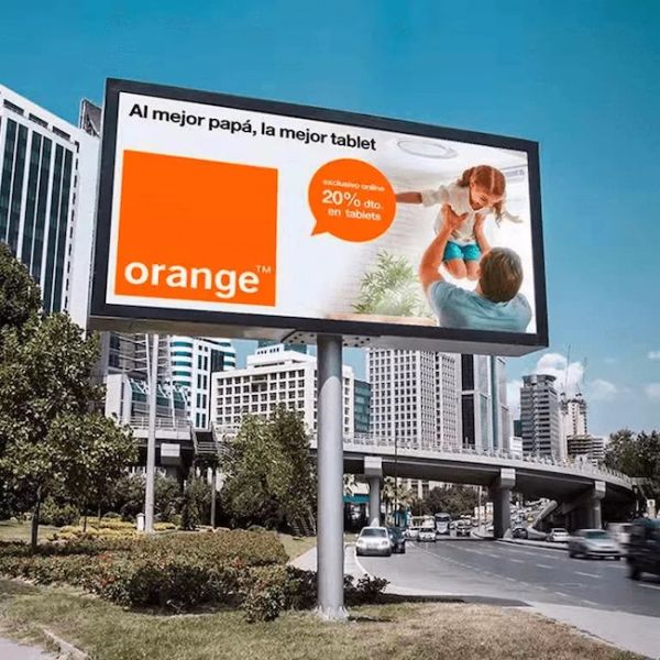 P5 5мм Внешний полноцветный светодиодный экран, водонепроницаемая рекламная светодиодная панель