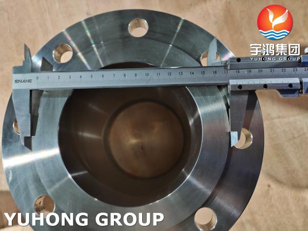Flange de aço inoxidável ASTM B366 C276 UNS NO 10276 Trocadores de calor a gás Alimentos