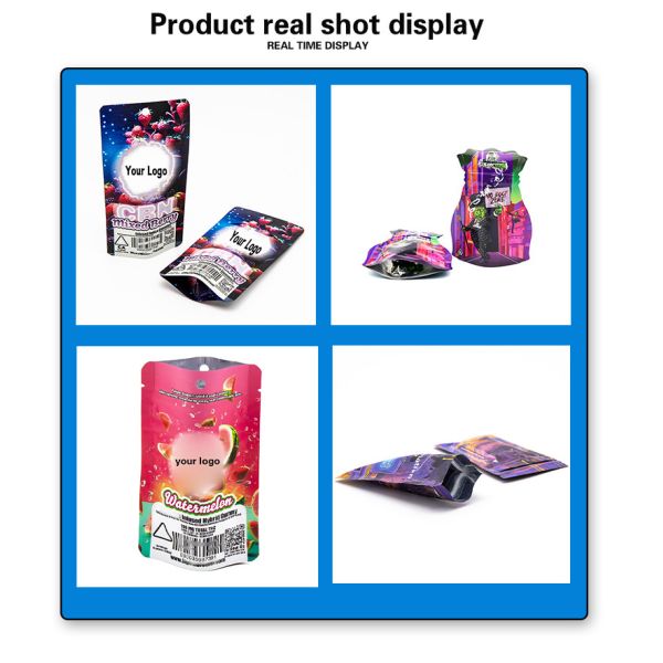 Mylar Stand Up Bag Foil Ziplock Вакуумная уплотнительная упаковка