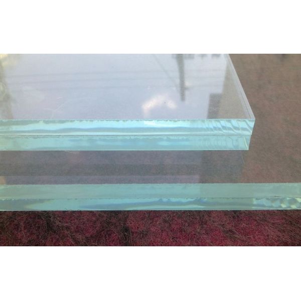 UV Protection Low Iron Extra Clear Glass For Building / Window / Door