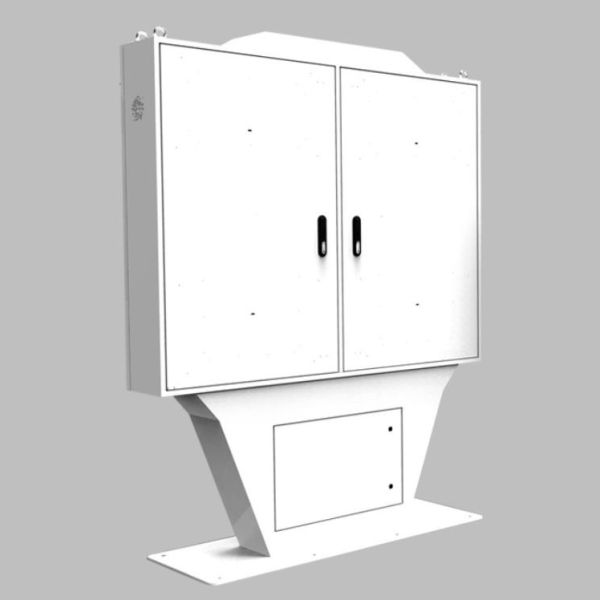 Waterproof 55 Inch Bus Stop Digital Signage A+ LCD Panel Multi Language Support