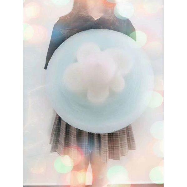 Full Automatic Coin Operated Cotton Candy Making fairy Floss Flower Vending Machine with Super Touch Advitisement Screen