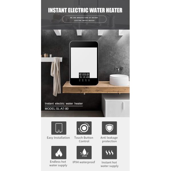 ODM Induction Based Water Heater 8KW Portable Electric Hot Water Heater CCC