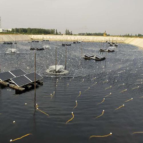 Aérateur à roue à aubes portable à énergie solaire avec contrôle intelligent pour crevettes et poissons