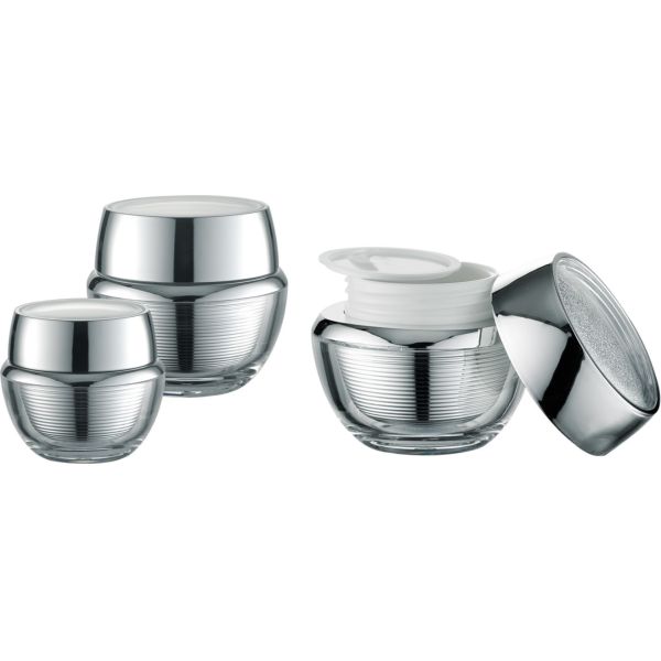 JL-JR814 OEM ODM PMMA Cream Jar 15g 30g 50g Acrylic Cosmetic Containers