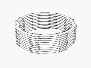 Bto16 Security Concertina Spiral Razor Barbed Wire Mesh Cross Razor Fence