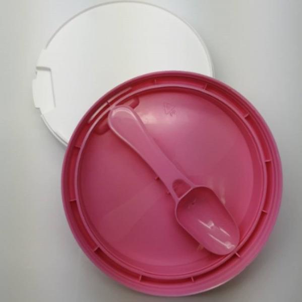 Arrivals Pilfer-Proof Plastic Milk Powder Tin Lid with Custom Color Flip Top and Scoop