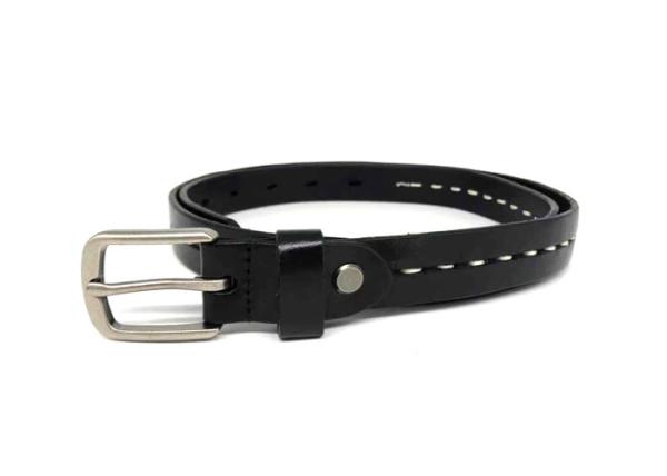 Leisure Leather Women's Thin 2.3cm Retro Cowhide Belt