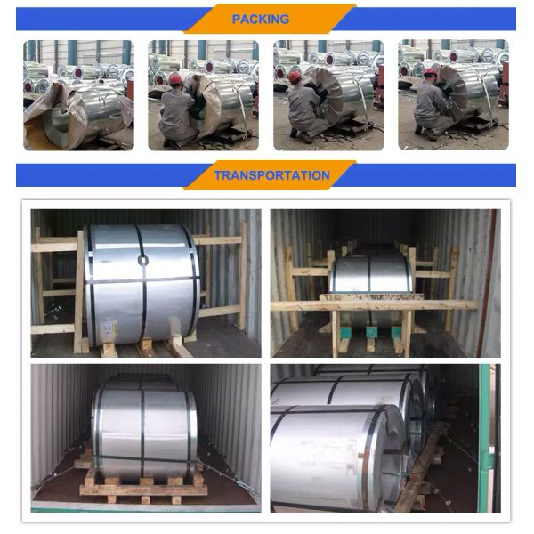 Dx51d PE PVC Plastic Film PPGI PPGL Prepainted Galvanized Steel Coils