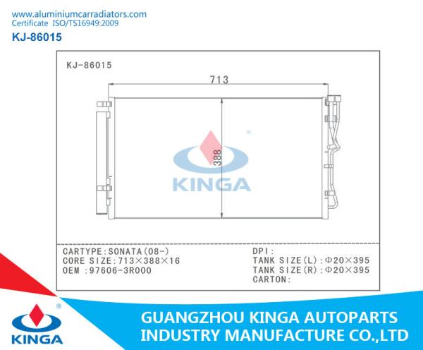 HYUNDAI Condenser for SONATA(10-) with OEM 97606-3R000 AC Condenser Auto