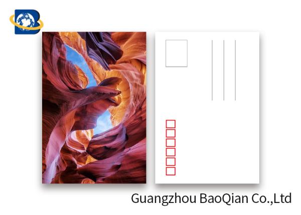 PET Seascape Pantone Color 3D Lenticular Printing Postcards For Greeting 10.5 X 14.8cm