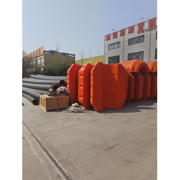 Orange Polyethylene Dredge Pipeline Floats Ultimate Solution For Durability