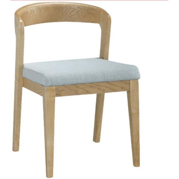 European style elegant Y back aluminium or solid wood chair with black cover