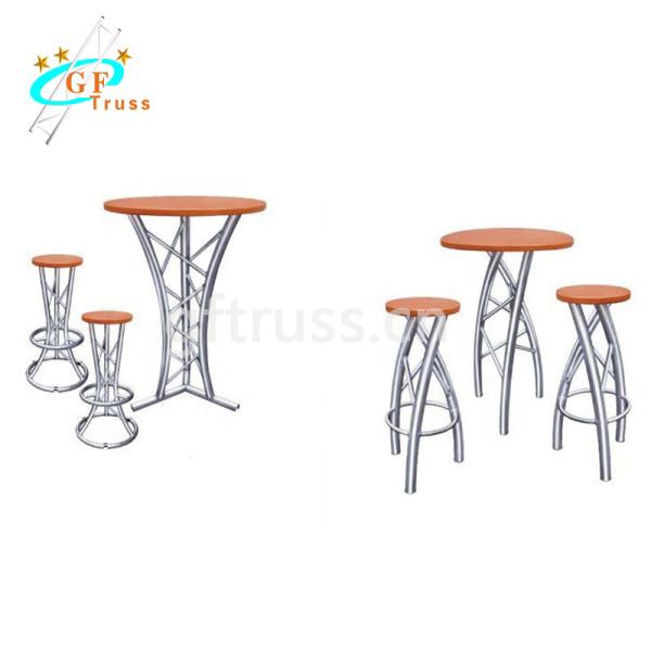 Modern aluminum  high chair bar stool  furniture table and chair for club