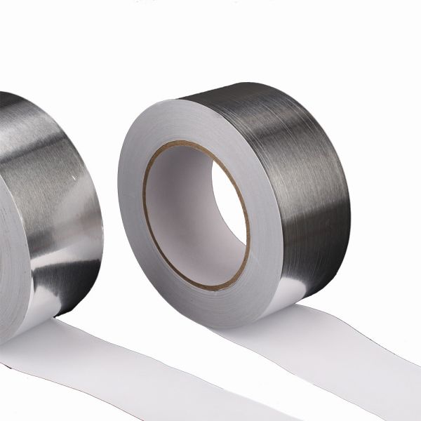 50 / 75 / 100mm Width Aluminum Foil Adhesive Tape For HVAC Ductwork