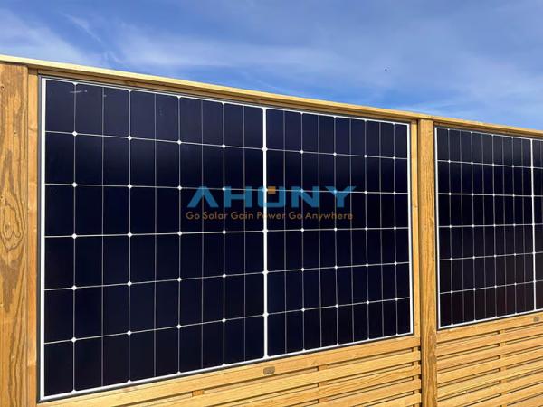 Vertical Bifacial Solar Fencing System Power Plant Solar PV Module for Home Agriculture Swimming Pool
