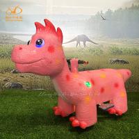 Animatronic Dinosaur Ride pour les parents et les enfants ensemble Moin Operated Dino Animal Car