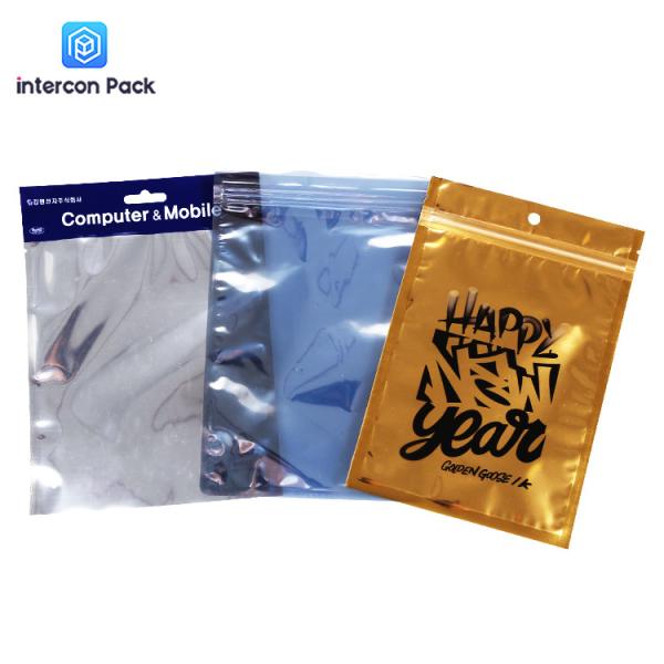 Aluminized Paper Plastic Composite Bag Opaque Polyester Film For 3C Electronic Product
