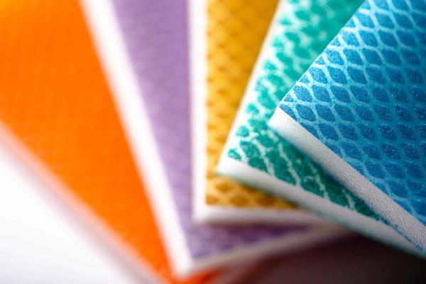 S66 Rhombus Double Face Sanding Sponge Aluminum Oxide Washable Reusable
