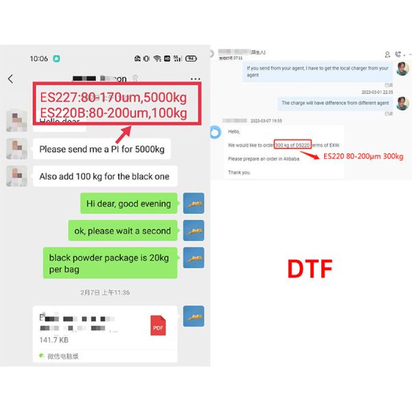 Мягкий высокий Stretchable порошок DTF для печатания передачи тепла футболки