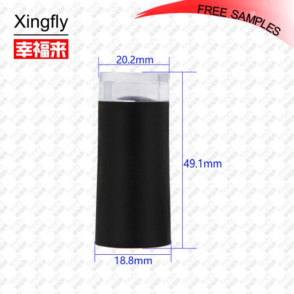 Пластиковый материал Ногтевой полировки бутылочной крышки пользовательский логотип с кистью