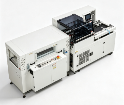 Fully Automatic L-Type Sealing Shrink Wrapping Machine with Compact Footprint Easy Installation and High Durability Printing