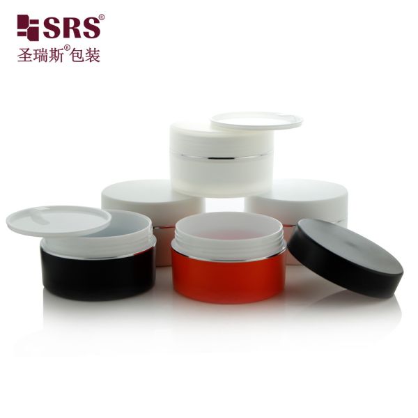 Hair Body Scrub Plastic Empty Cosmetic Packaging Container luxury cream jar