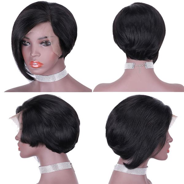 Affordable Full Cuticle 13*4 Lace Frontal Short Wigs for Fashion Design Ready to Ship