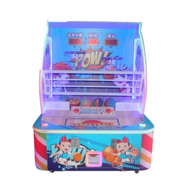 Children's Pop A Shot Arcade Basketball Game Machine 2 Players Coin Operated