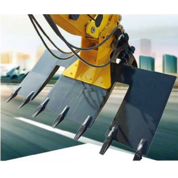 Excavator Attachment Sleeper Changer with 360 Degree Rotation High Efficiency and Wear-Resistant Manganese Steel for Railway Construction