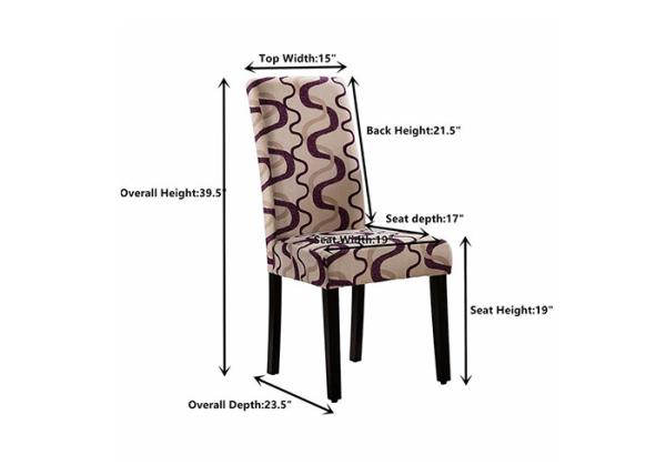 Modern Home Furniture OEM Fabric Dining Room Chairs Stainless Steel Frame