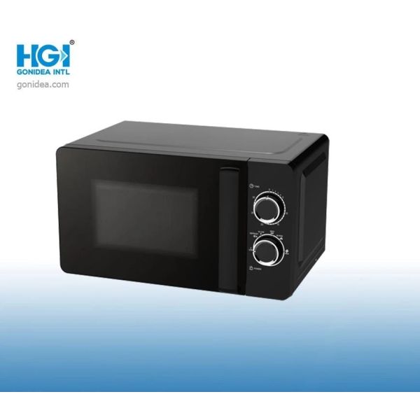 Aparatos de cocina Balck 20L Horno de microondas eléctrico para el hogar Control de temporizador digital