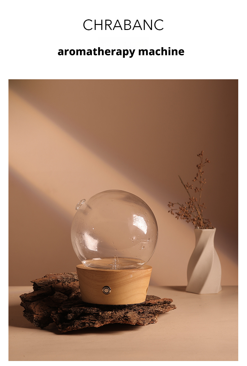 USB Rechargeable Vintage Aroma Diffuser Real Wood Essential Oil Diffuser OEM Size