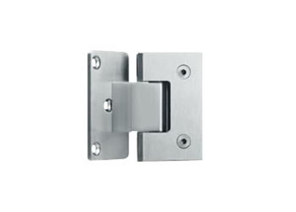 Stainless Steel Cranked Butt Shower Door Hinges High Toughness Bright Chrome